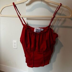 Red princess Polly top